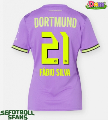 Borussia Dortmund Fabio Silva #21 Tredje Tröja Kvinnor 2026-27 Kortärmad